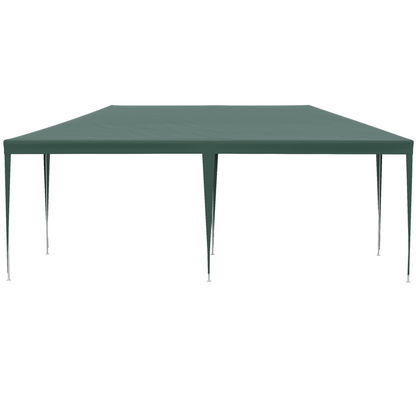 Outsunny 6m x 3m Garden Gazebo Marquee Canopy Party Tent Canopy Patio Green