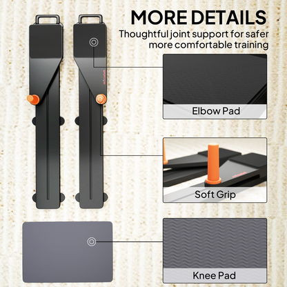 SPORTNOW Push Up Board Set of 2, Portable Press Up Board for Home Gym