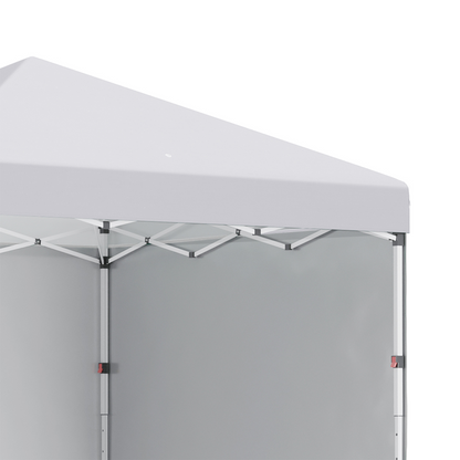 3 x 3 (M) Pop Up Gazebo Event Shelter with 2 Sidewalls, Weight Bags, White