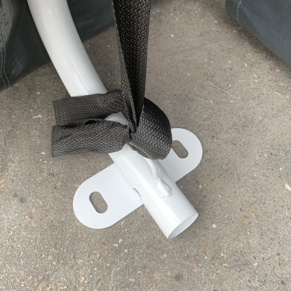 Storage Tent, Heavy Duty Metal Frame 2.8x2.4x2.4m, Dark Grey