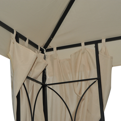 3 x 3m Garden Metal Gazebo Sun Shade Shelter Outdoor Party Tent Outsunny