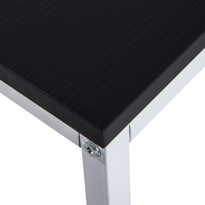 Computer Workstation Metal Frame-White/ Black Colour