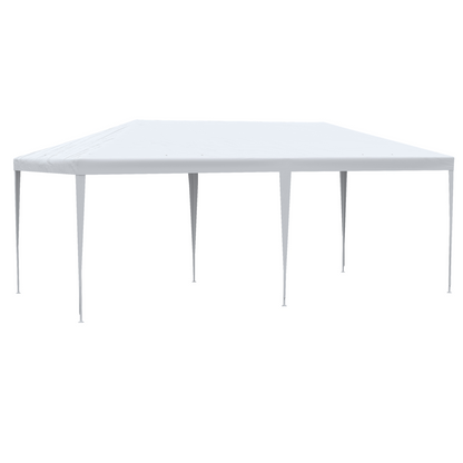 6m x 3m Garden Gazebo Marquee Canopy Party Tent Canopy Patio White