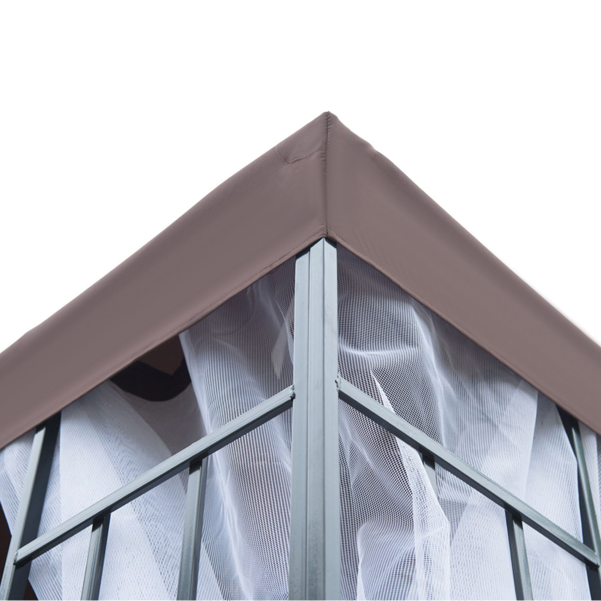 3x3m Gazebo Marquee Metal Party Tent Canopy Pavillion  Steel Frame