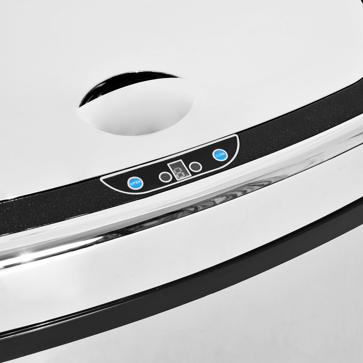 Sensor Bin 68 L Dustbin Stainless Steel Automatic Silver Dust-Silver