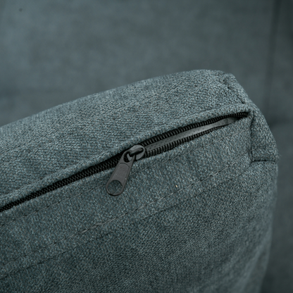 HOMCOM 2 Seater Sofa Bed Convertible Bed Settee with Cushions, Pockets, Grey