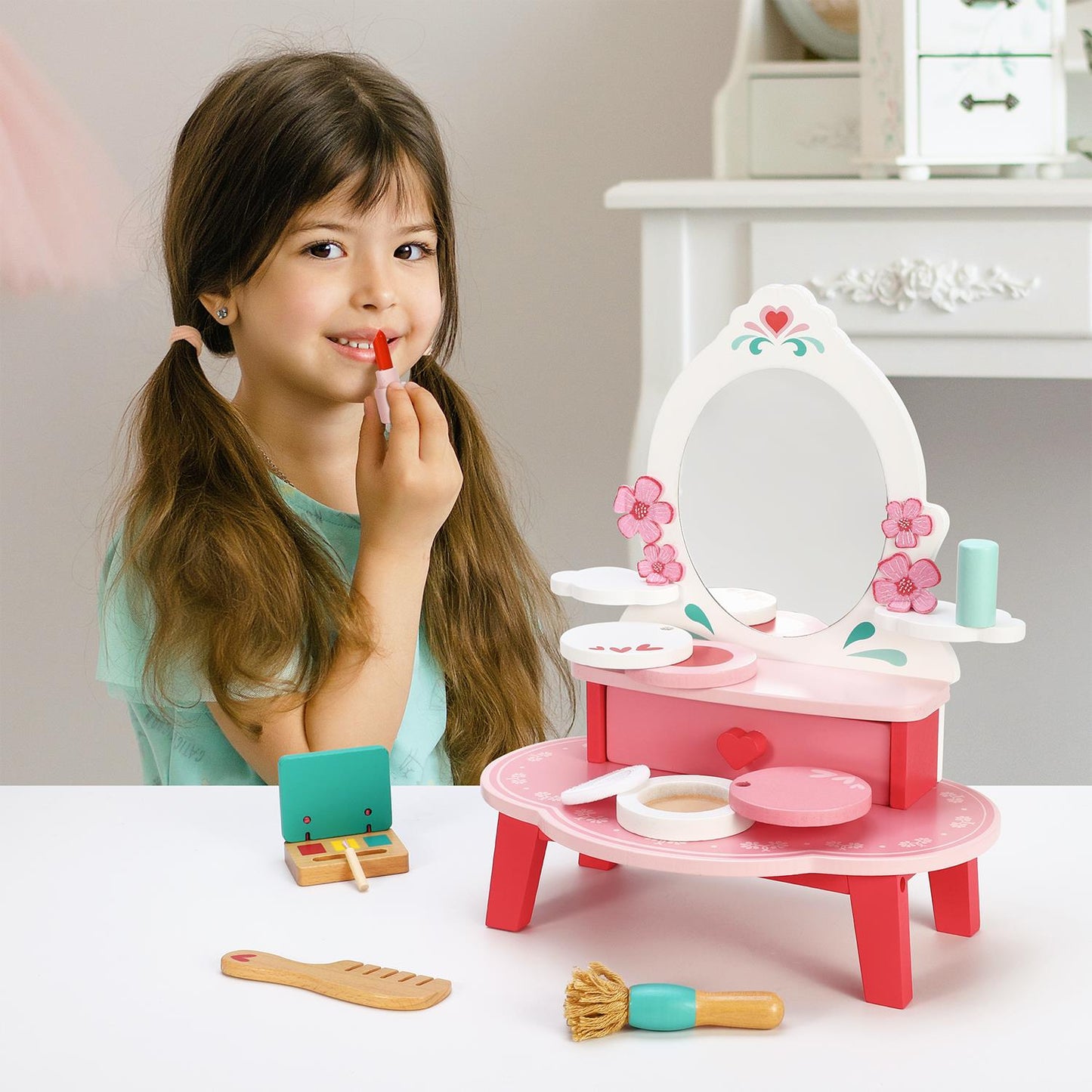 SOKA Dressing Table Top w/ Beauty Set 0000484