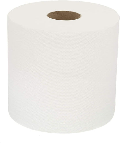 Centrefeed White Roll Pack of 6 Rolls