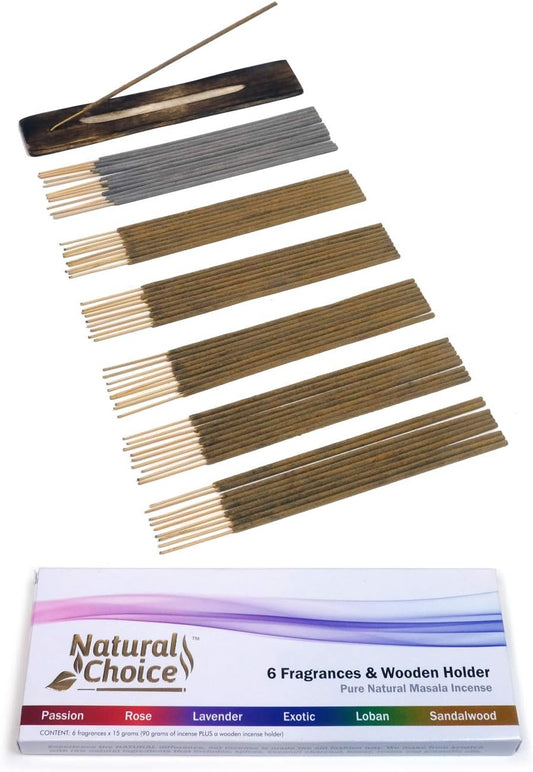 6 Fragrance Gift Pack with Burner