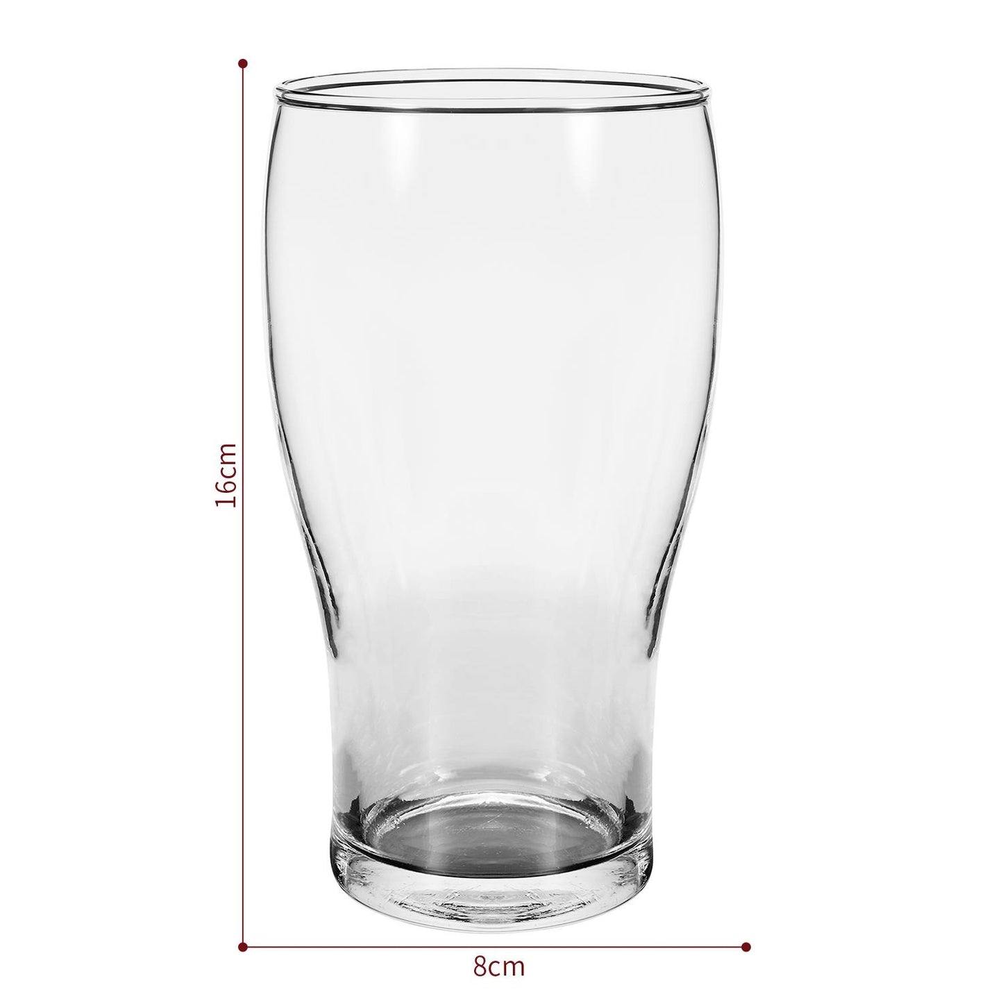 Vinsani Tulip Beer Glasses 6pcs 0000110