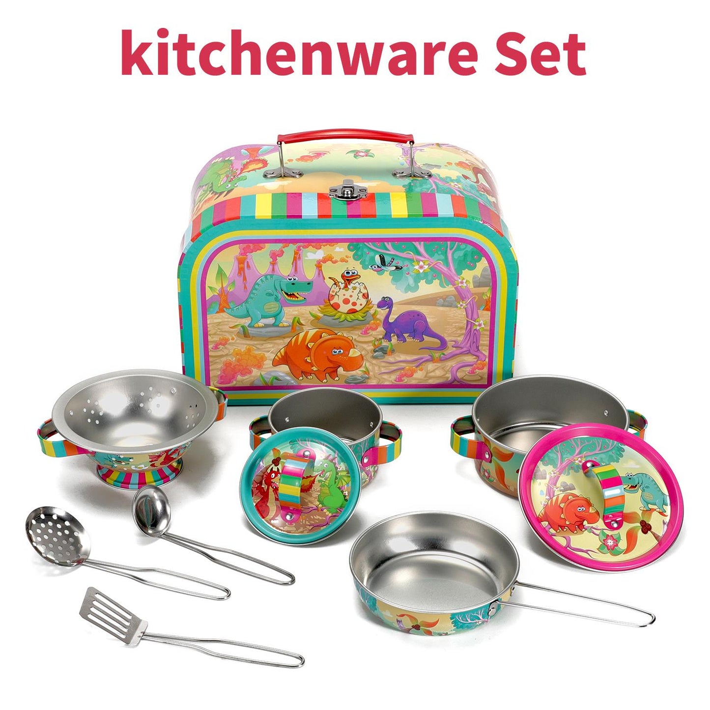 SOKA KITCHENWARE SET - DINOSAUR  0000351