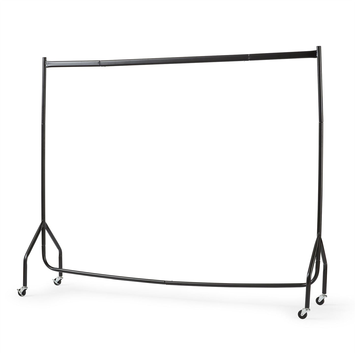 Extra Heavy Duty 6ft Long x 5ft Tall Clothes Rail In Black
