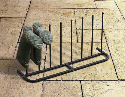 4 Pair Black Boot Shoe Welly Stand Storage Organizer