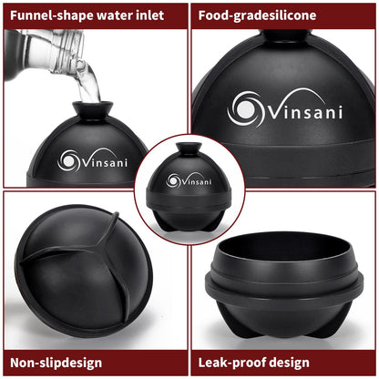 VINSANI 2 PACK ICE BALL MOULD 0000359
