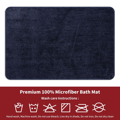 VINSANI BATH MAT 50X80cm NAVY 1010162