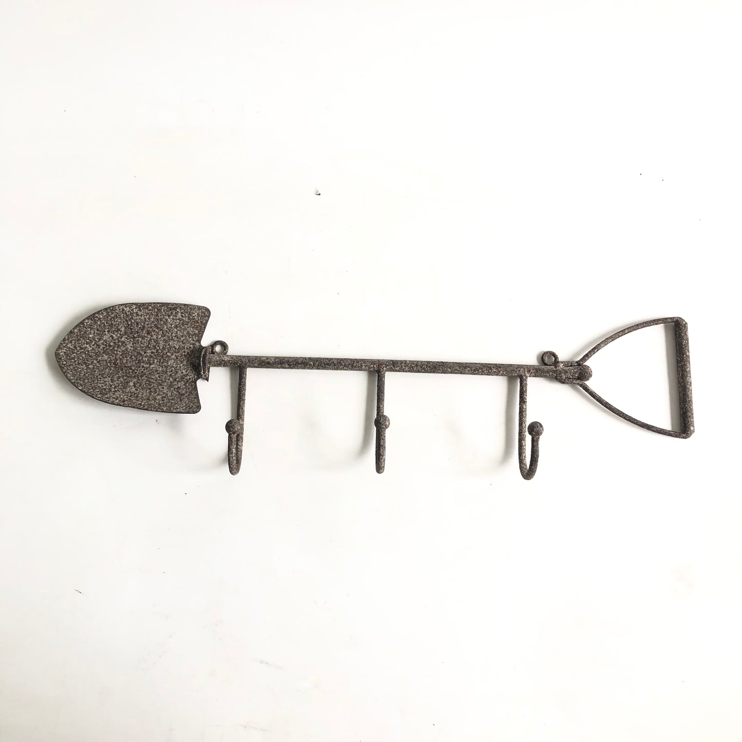 AcaciaHome Durable & Modern Wall Mounted with Metal 3 Iron Hooks. Hand Finished Decorative Metal Storage for Home Porch or Garden
