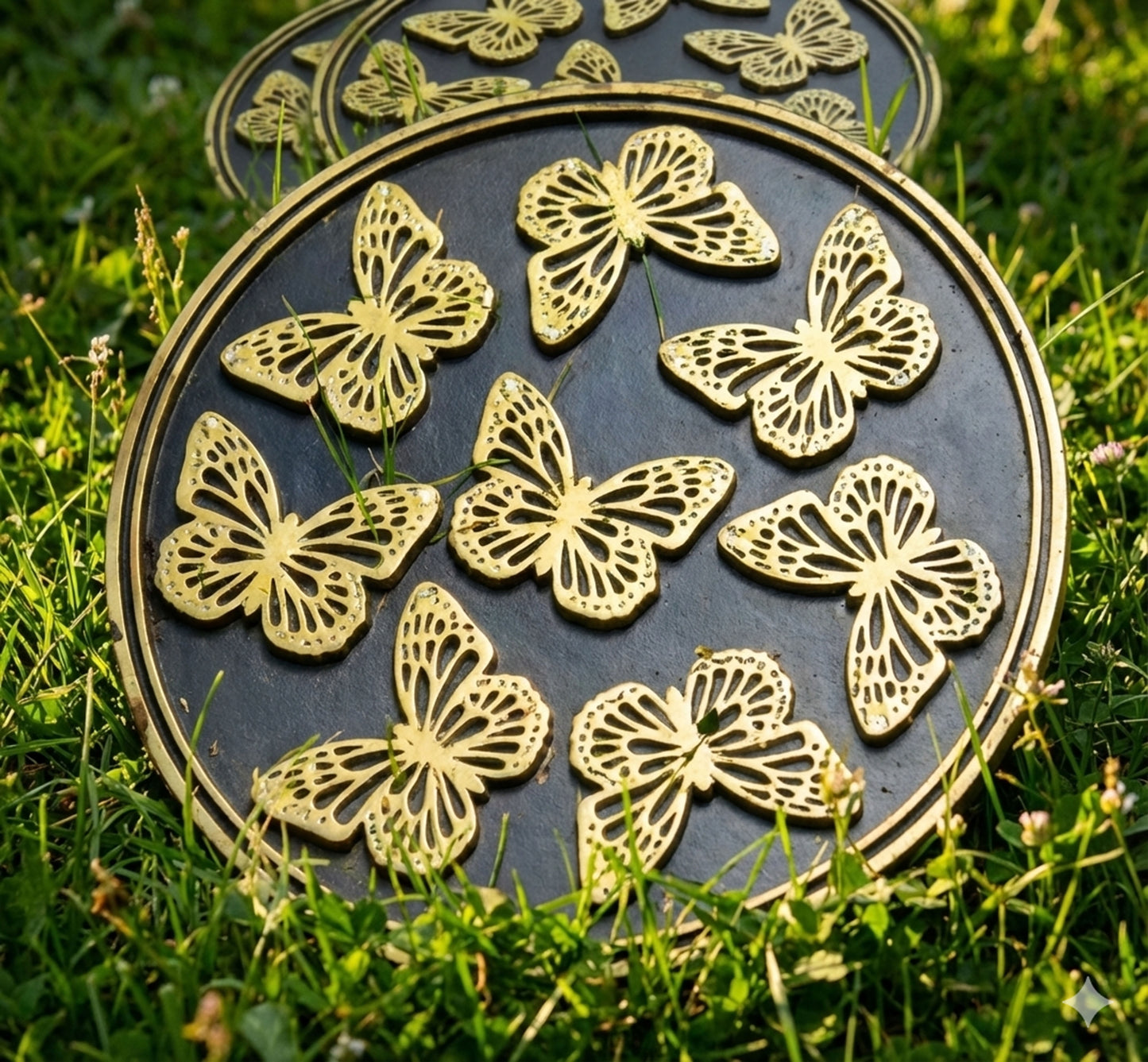 Butterfly Stepping Stones Set of 3