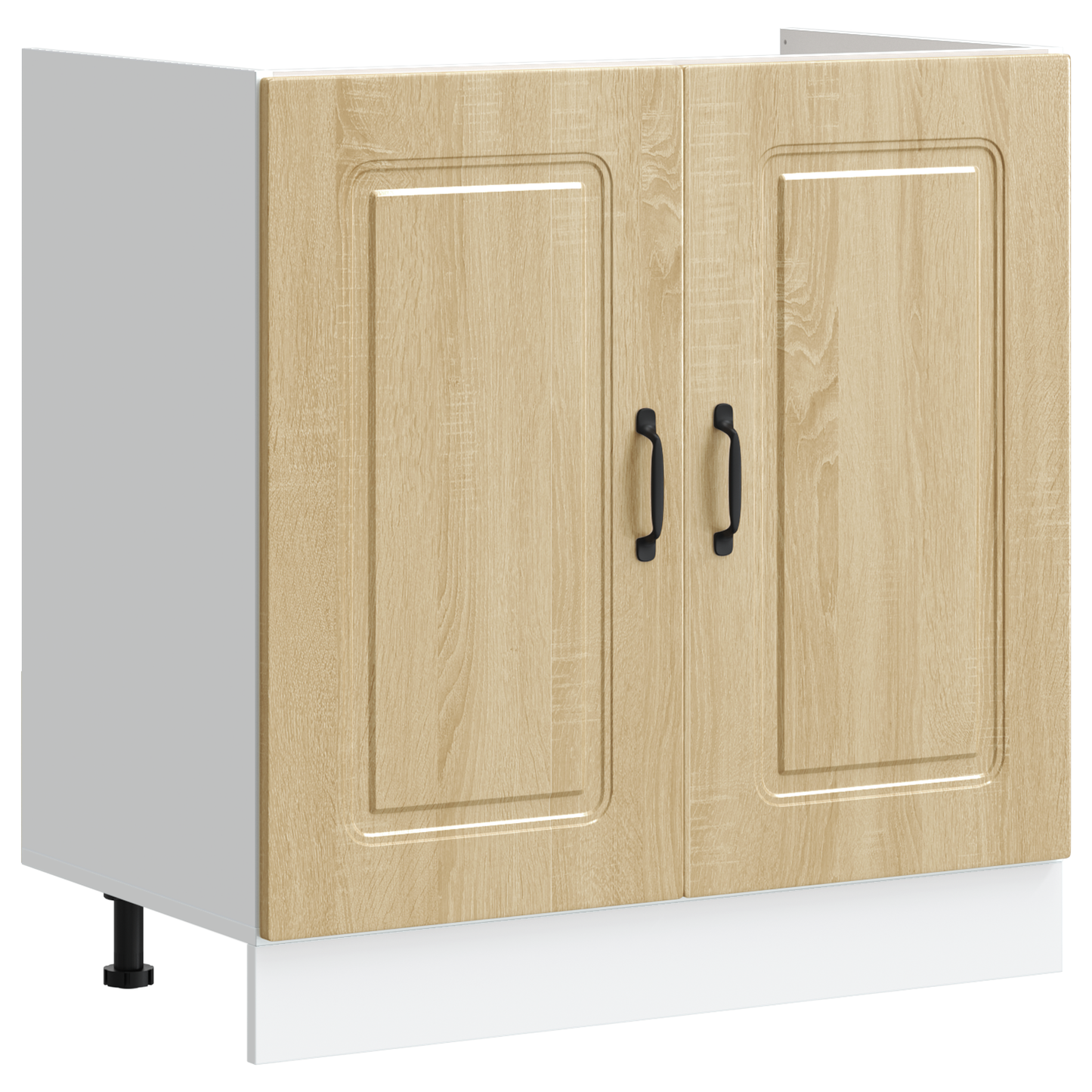Kitchen Cabinet with Door Kalmar 2 pcs Brown 80 x 46 x 81.5 cm
