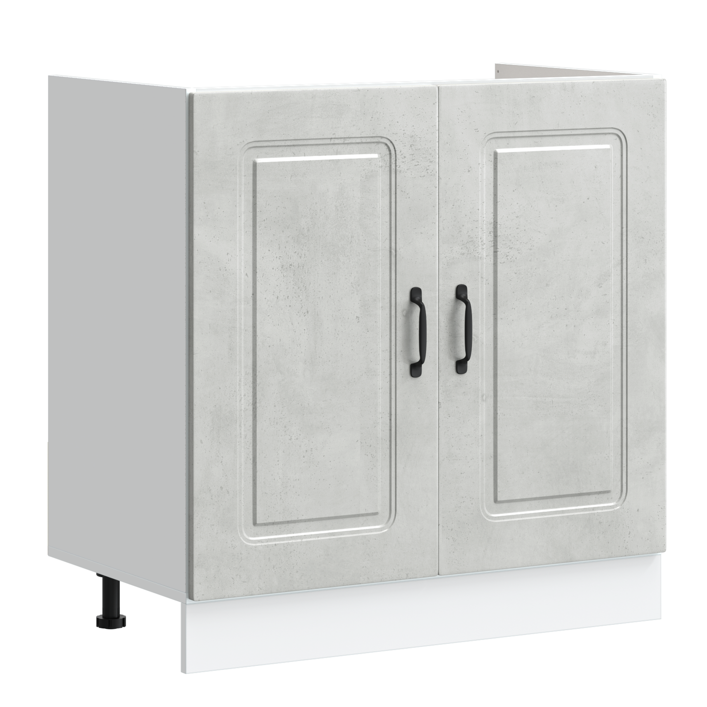 Kitchen Cabinet with Door Kalmar 2 pcs Grey 80 x 46 x 81.5 cm