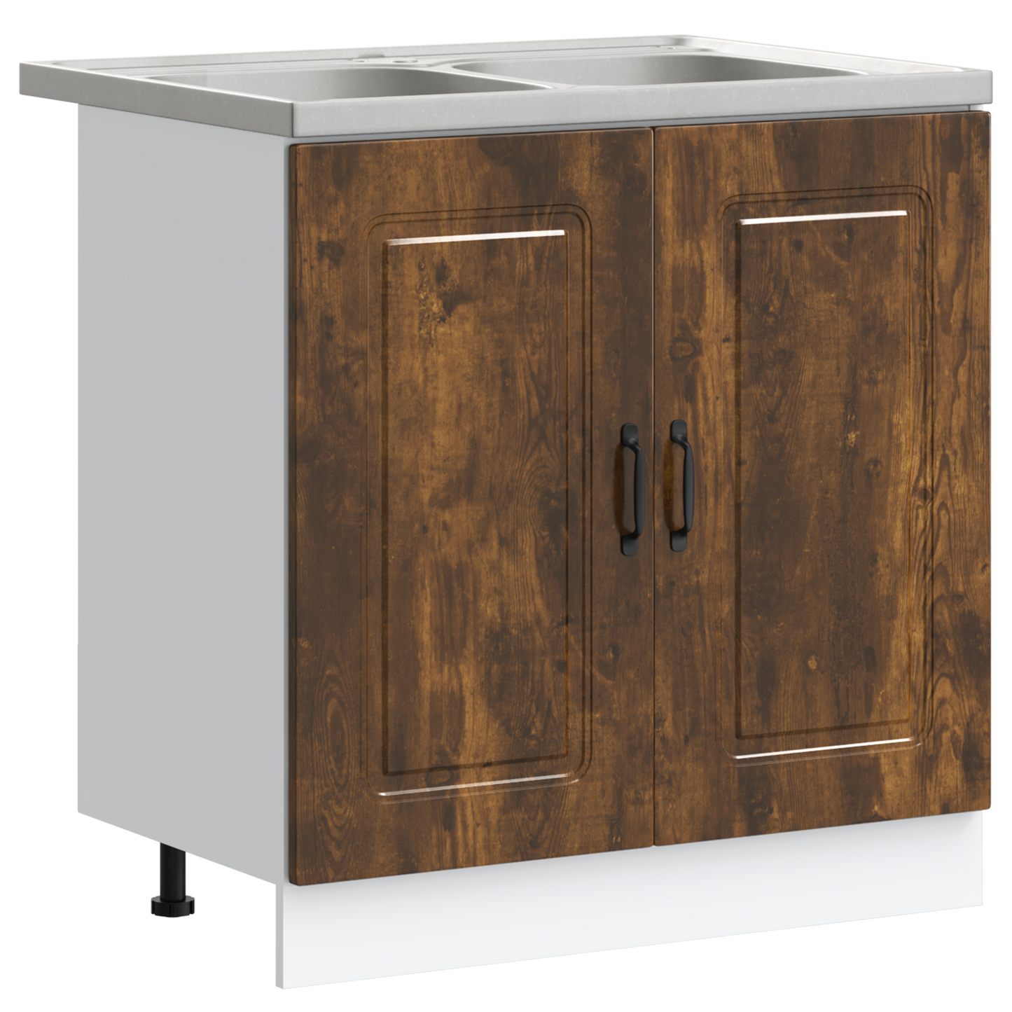 Kitchen Cabinet with Door Kalmar 2 pcs Brown 80 x 46 x 81.5 cm