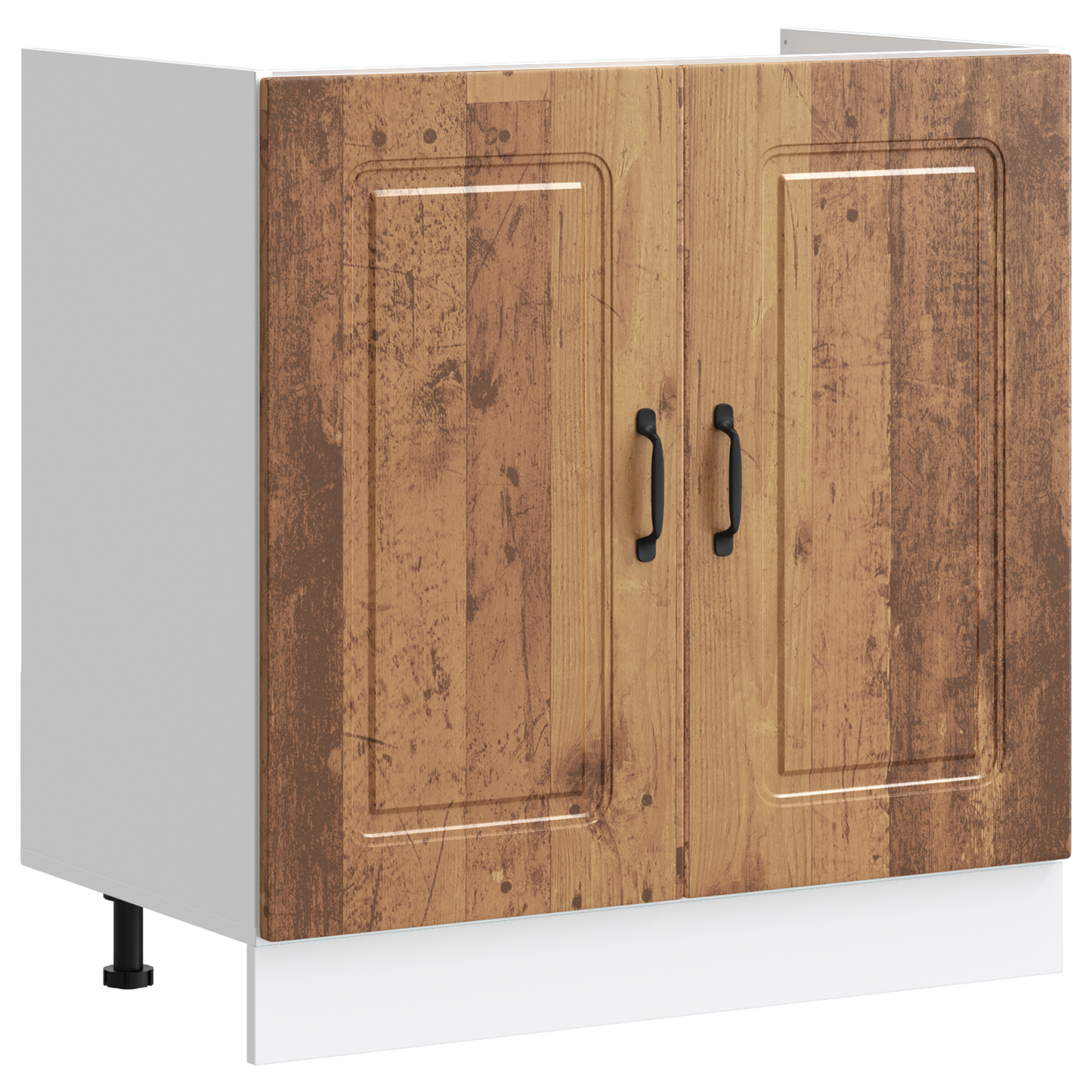 Kitchen Cabinet with Door Kalmar 2 pcs Brown 80 x 46 x 81.5 cm