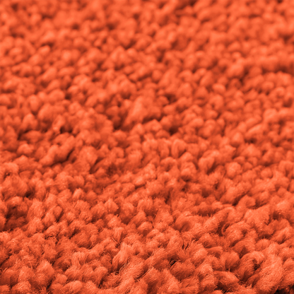 Anti-slip Bath Mat Set 3 pcs Orange PP