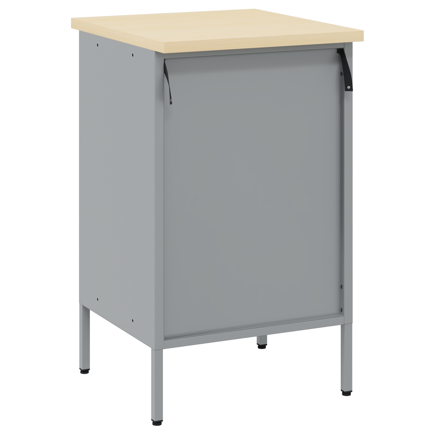 Workbench Black and grey 50 x 55 x 85 cm Powder-coated steel