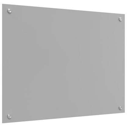 Kitchen Backsplash Light grey 80 x 60 x 0.6 cm Tempered Glass