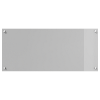Kitchen Backsplash Light grey 90 x 40 x 0.6 cm Tempered Glass