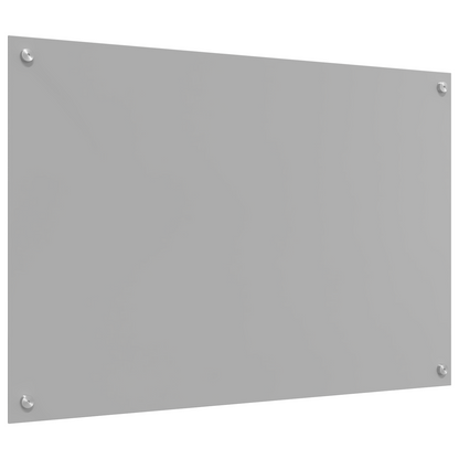 Kitchen Backsplash Light grey 90 x 60 x 0.6 cm Tempered Glass