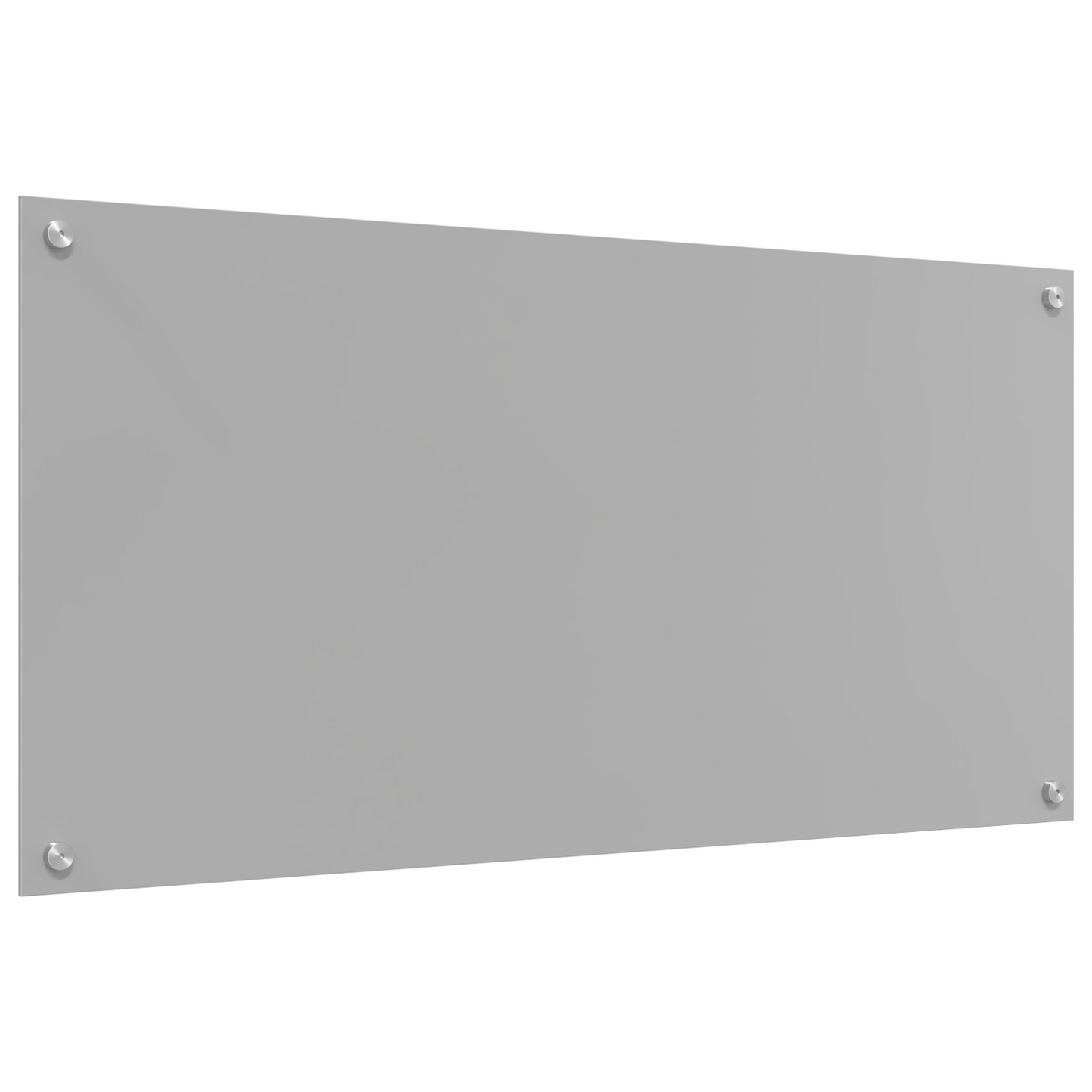 Kitchen Backsplash Light grey 100 x 50 x 0.6 cm Tempered Glass