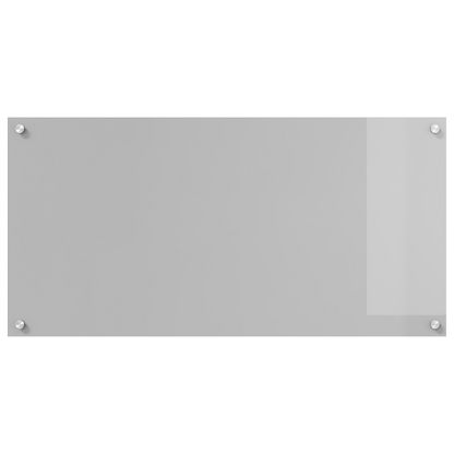Kitchen Backsplash Light grey 100 x 50 x 0.6 cm Tempered Glass
