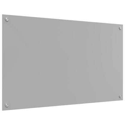 Kitchen Backsplash Light grey 100 x 60 x 0.6 cm Tempered Glass
