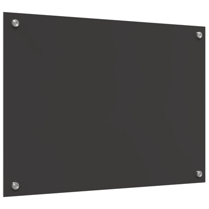 Kitchen Backsplash Dark grey 70 x 50 x 0.6 cm Tempered Glass