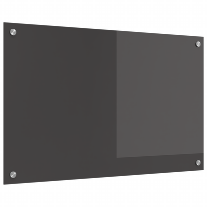 Kitchen Backsplash Dark grey 80 x 50 x 0.6 cm Tempered Glass