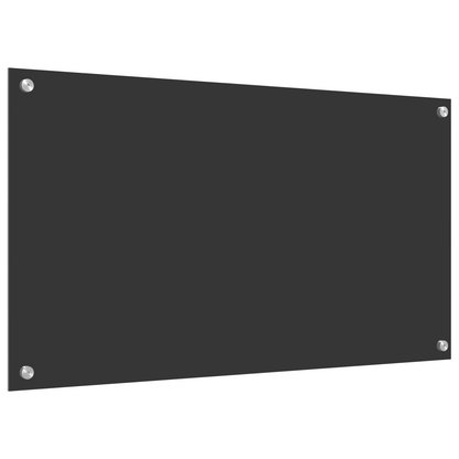 Kitchen Backsplash Dark grey 90 x 50 x 0.6 cm Tempered Glass