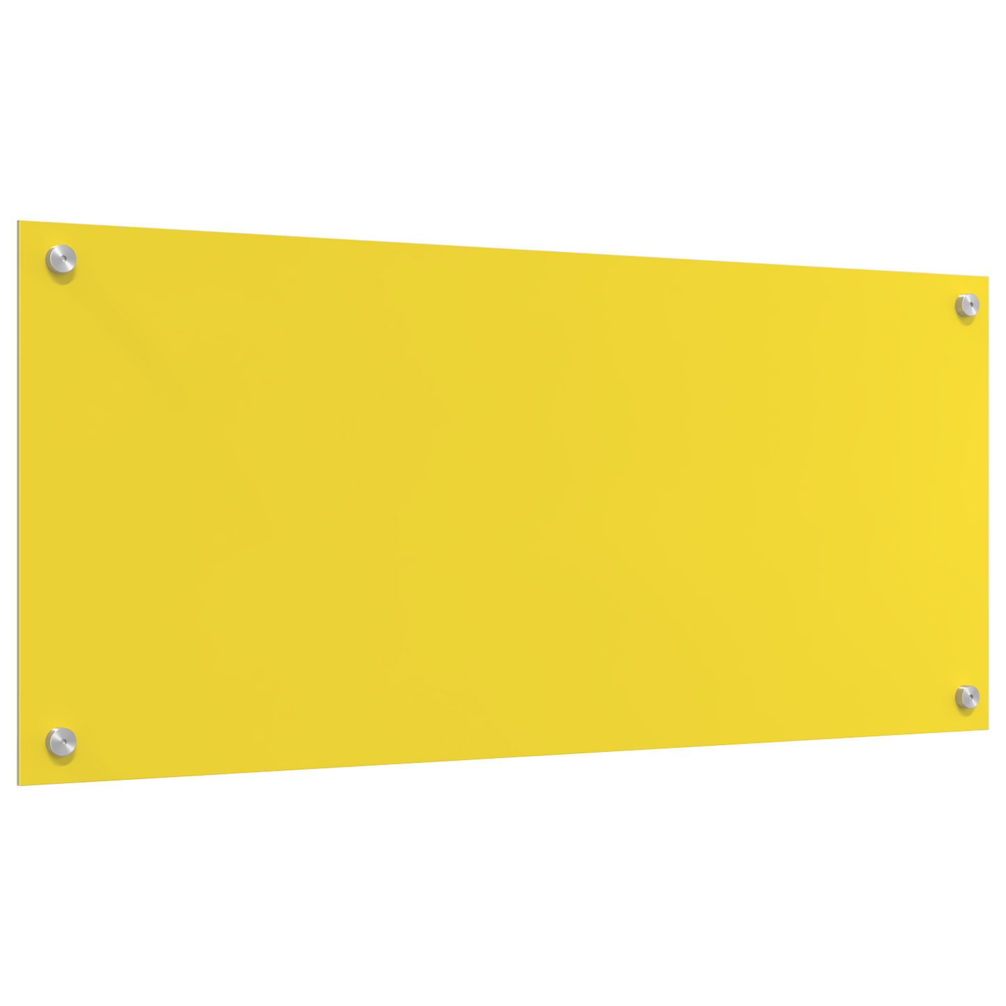 Kitchen Backsplash Yellow 90 x 40 x 0.6 cm Tempered Glass