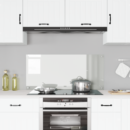 Kitchen Backsplash Transparent 110 x 50 x 0.6 cm Tempered Glass