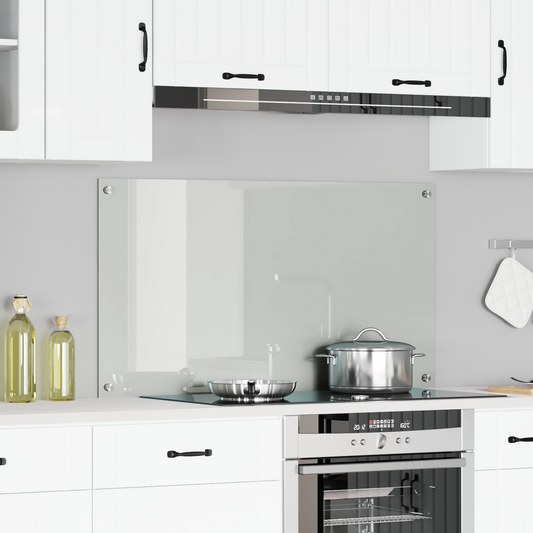 Kitchen Backsplash Transparent 110 x 60 x 0.6 cm Tempered Glass
