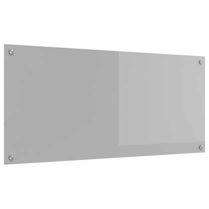 Kitchen Backsplash Light grey 110 x 50 x 0.6 cm Tempered Glass
