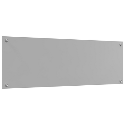 Kitchen Backsplash Light grey 120 x 40 x 0.6 cm Tempered Glass