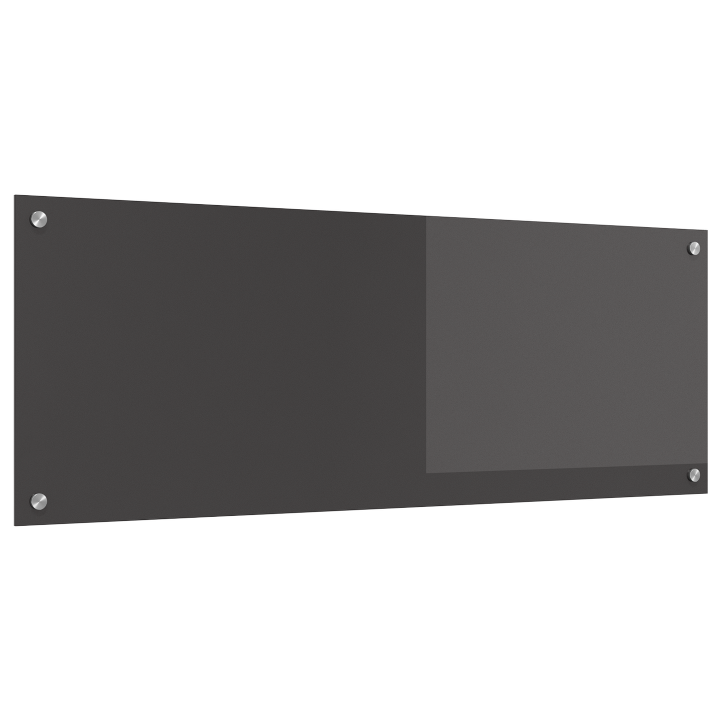 Kitchen Backsplash Dark grey 110 x 40 x 0.6 cm Tempered Glass