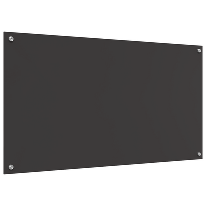 Kitchen Backsplash Dark grey 110 x 60 x 0.6 cm Tempered Glass