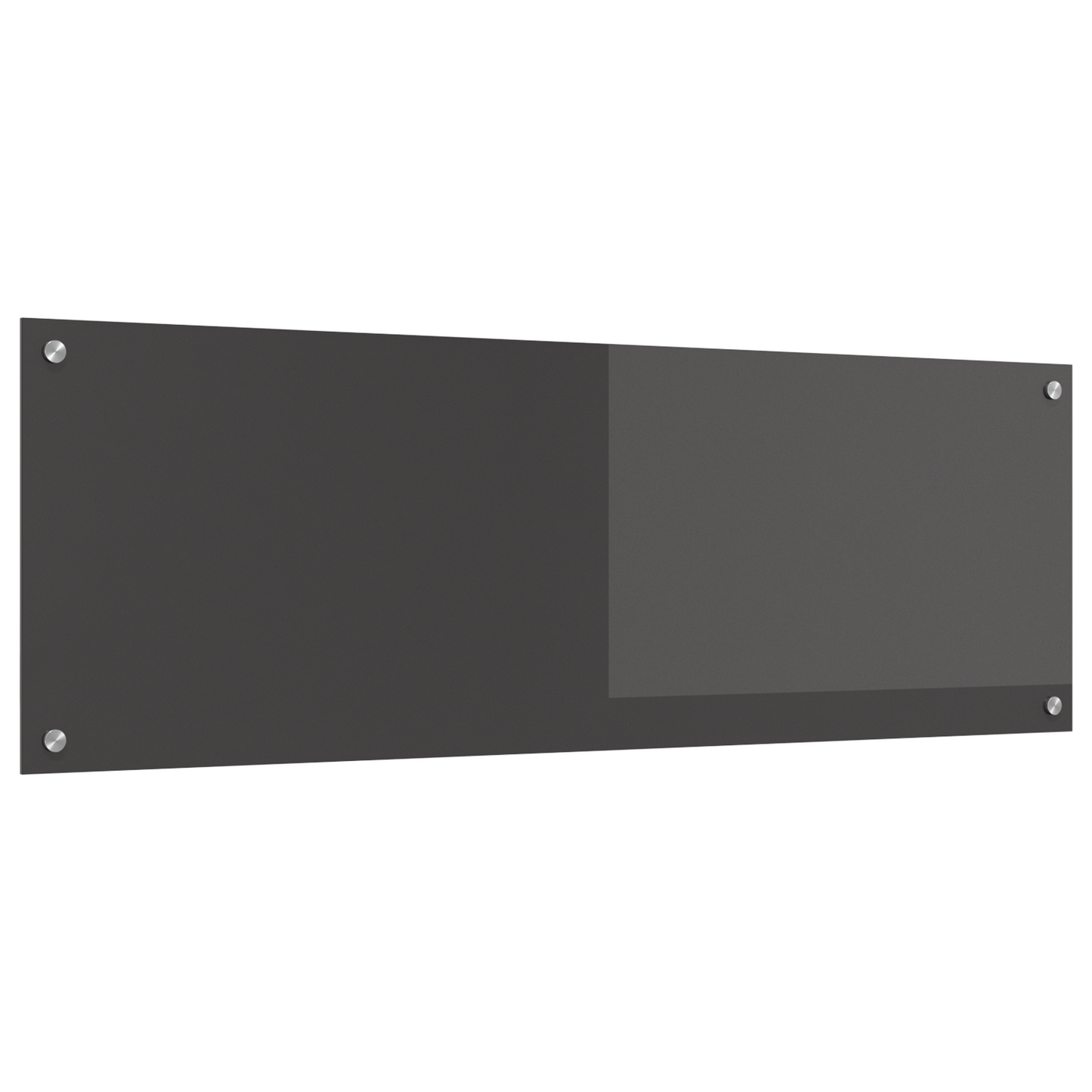 Kitchen Backsplash Dark grey 120 x 40 x 0.6 cm Tempered Glass