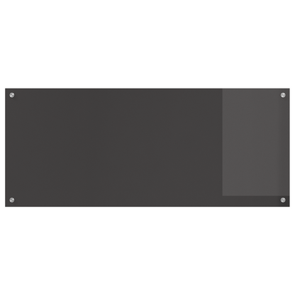 Kitchen Backsplash Dark grey 120 x 50 x 0.6 cm Tempered Glass