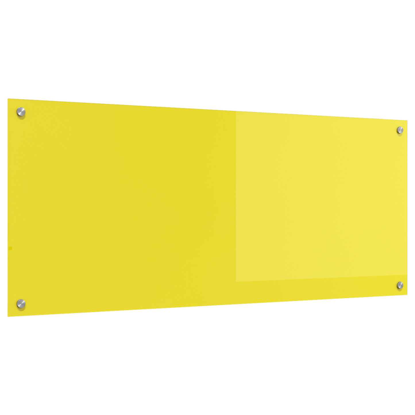 Kitchen Backsplash Yellow 120 x 50 x 0.6 cm Tempered Glass