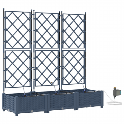 Garden Grey 120 x 40 x 126 cm Steel