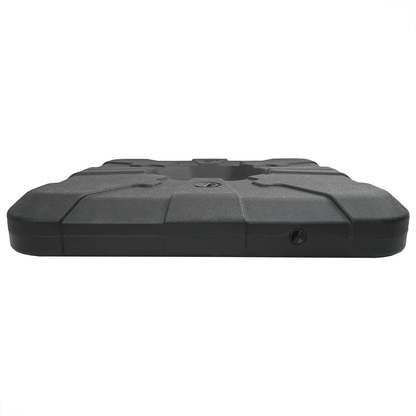 Umbrella Base Set 2 pcs Black 88.5 x 88.5 x 12 cm Plastic