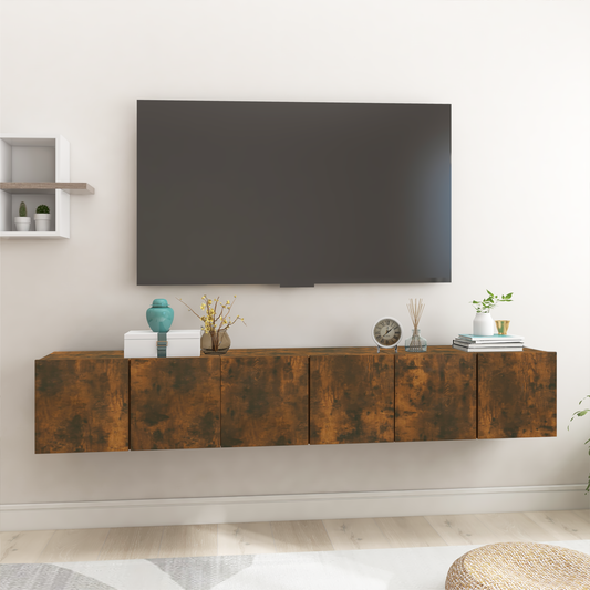 TV Cabinet 3 pcs Brown 60 x 30 x 30 cm Engineered wood