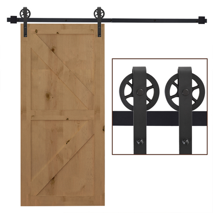 Sliding Barn Door Hardware Kit,6.6 Ft